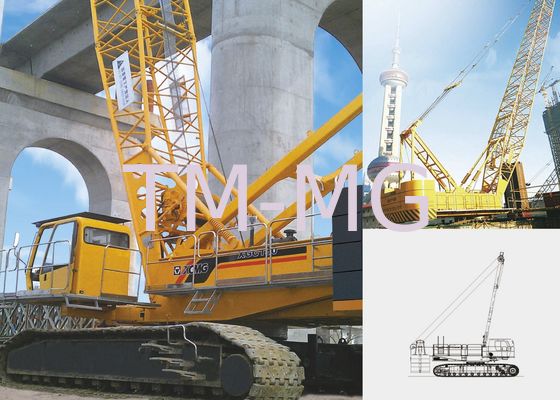 คุณภาพ  Jib Tracked Hydraulic Crawler Crane QUY130, Knuckle Boom Crane for Lifting Heavy Things โรงงาน